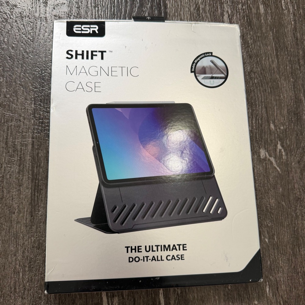 ESR Shift Magnetic Case iPad Pro 11 2022 2021 Black Folio Stand Pencil Holder